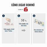 Juego de Mesa Dominó 6 Caja Metálica - Toyng - Toyng Chile