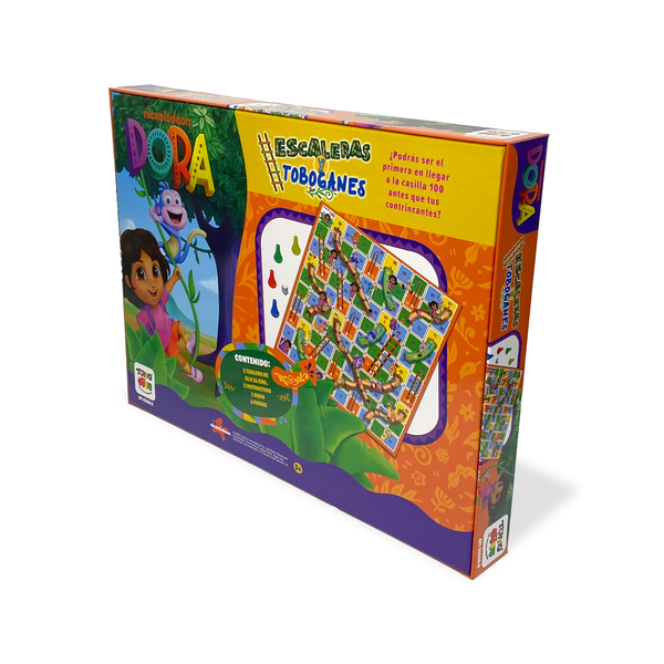 Juego de Mesa Escalera Y Toboganes - Dora La Exploradora - Toyng Chile