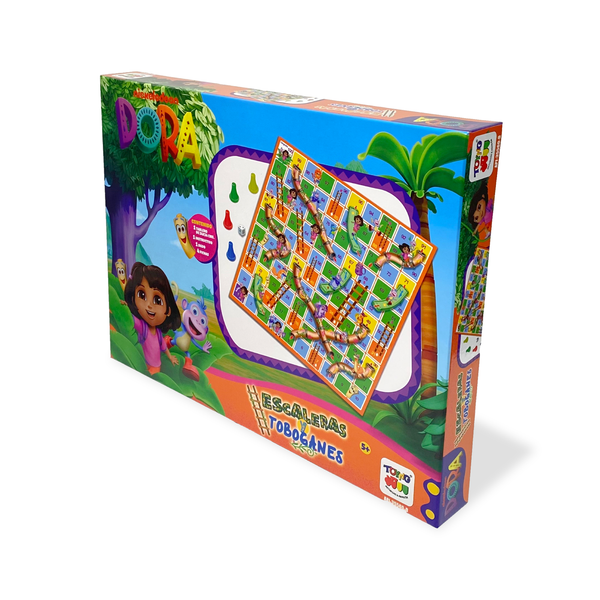 Juego de Mesa Escalera Y Toboganes - Dora La Exploradora - Toyng Chile
