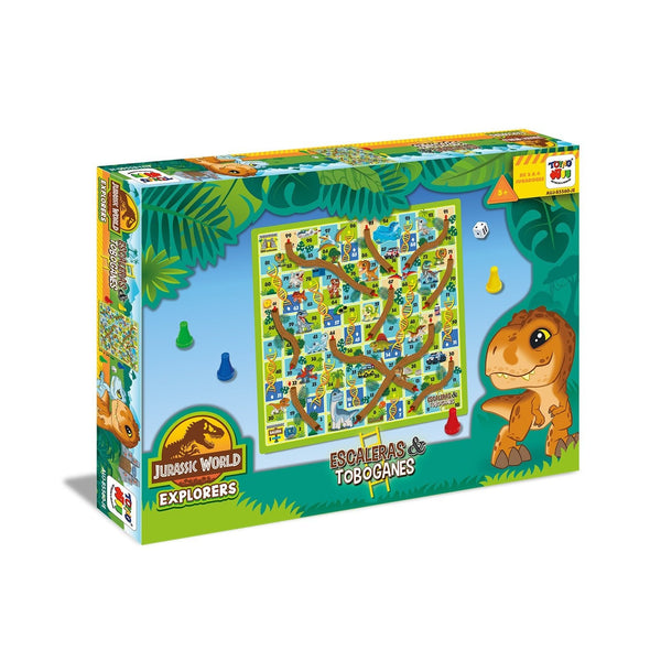 Juego de Mesa Escalera y Toboganes - Jurassic - Toyng Chile