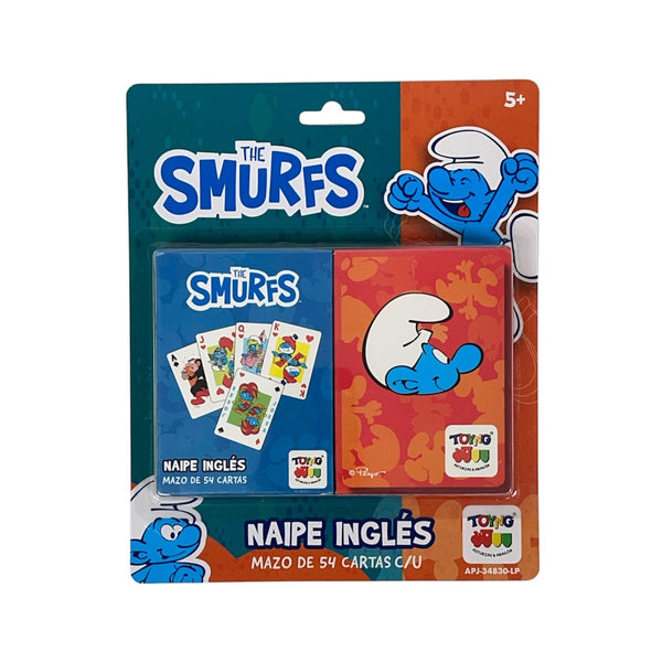 Juego de Mesa Naipe Ingles Pitufos - Los Pitufos - Toyng Chile