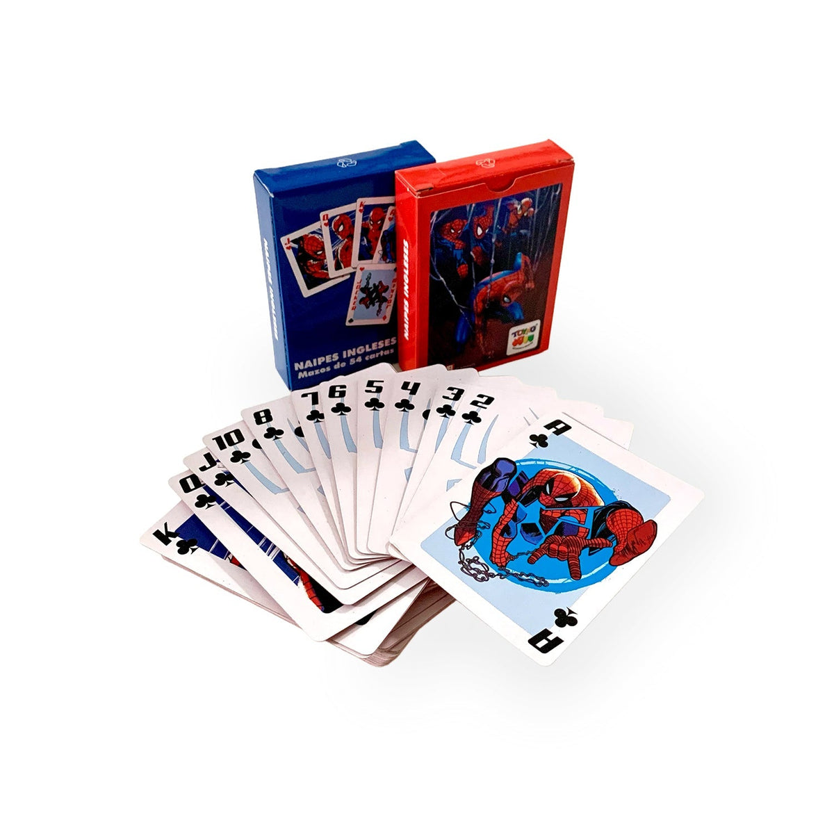 Juego de Mesa Naipes Caja Metalica - Spiderman - Toyng Chile
