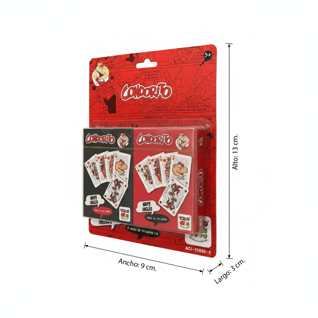 Juego de Mesa Naipes Condorito - Condorito - Toyng Chile