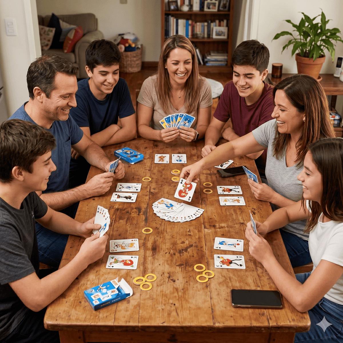 Juego de Mesa Naipes Inglés - Sonic - Toyng Chile
