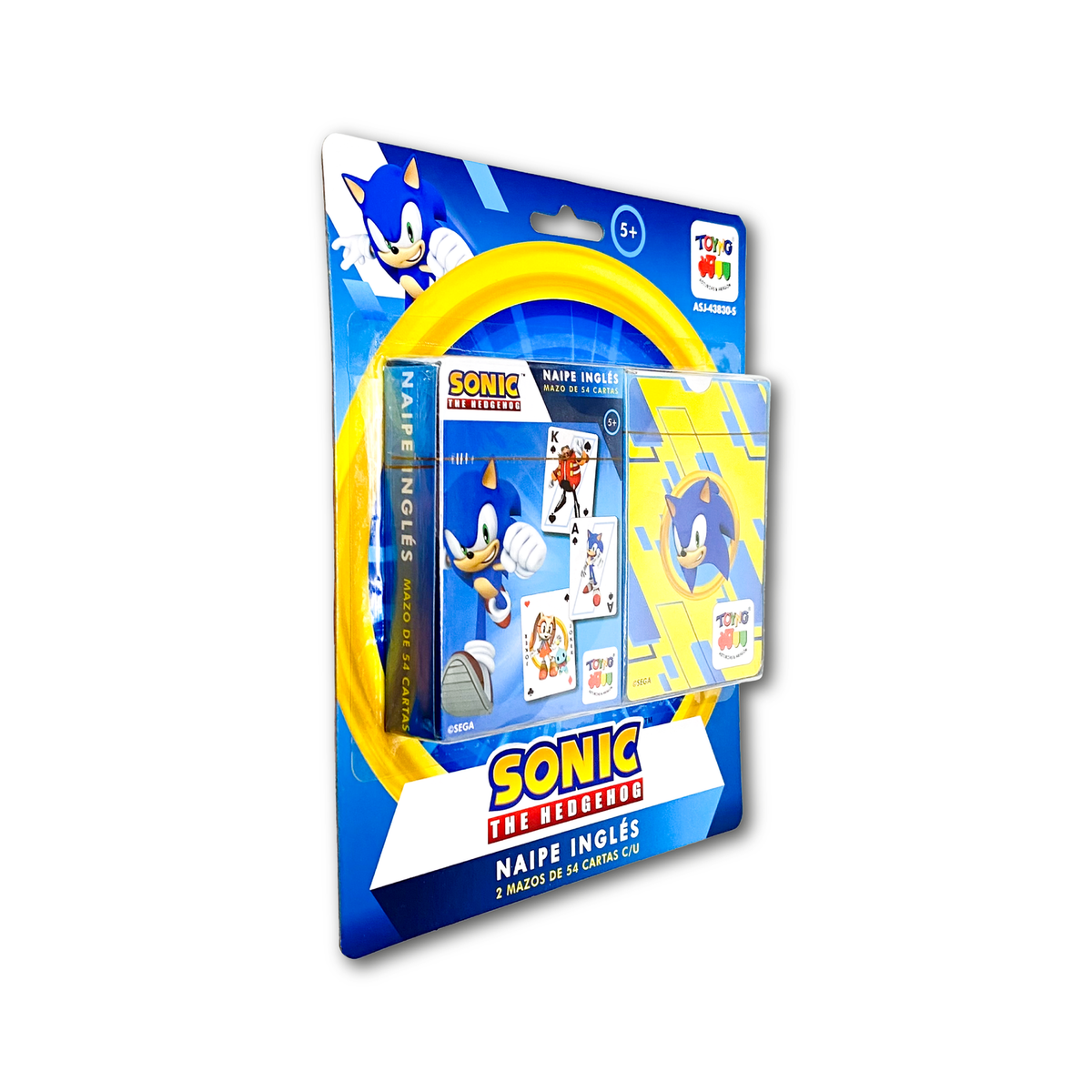 Juego de Mesa Naipes Inglés - Sonic - Toyng Chile