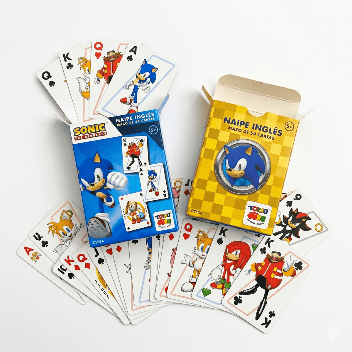 Juego de Mesa Naipes Inglés - Sonic - Toyng Chile