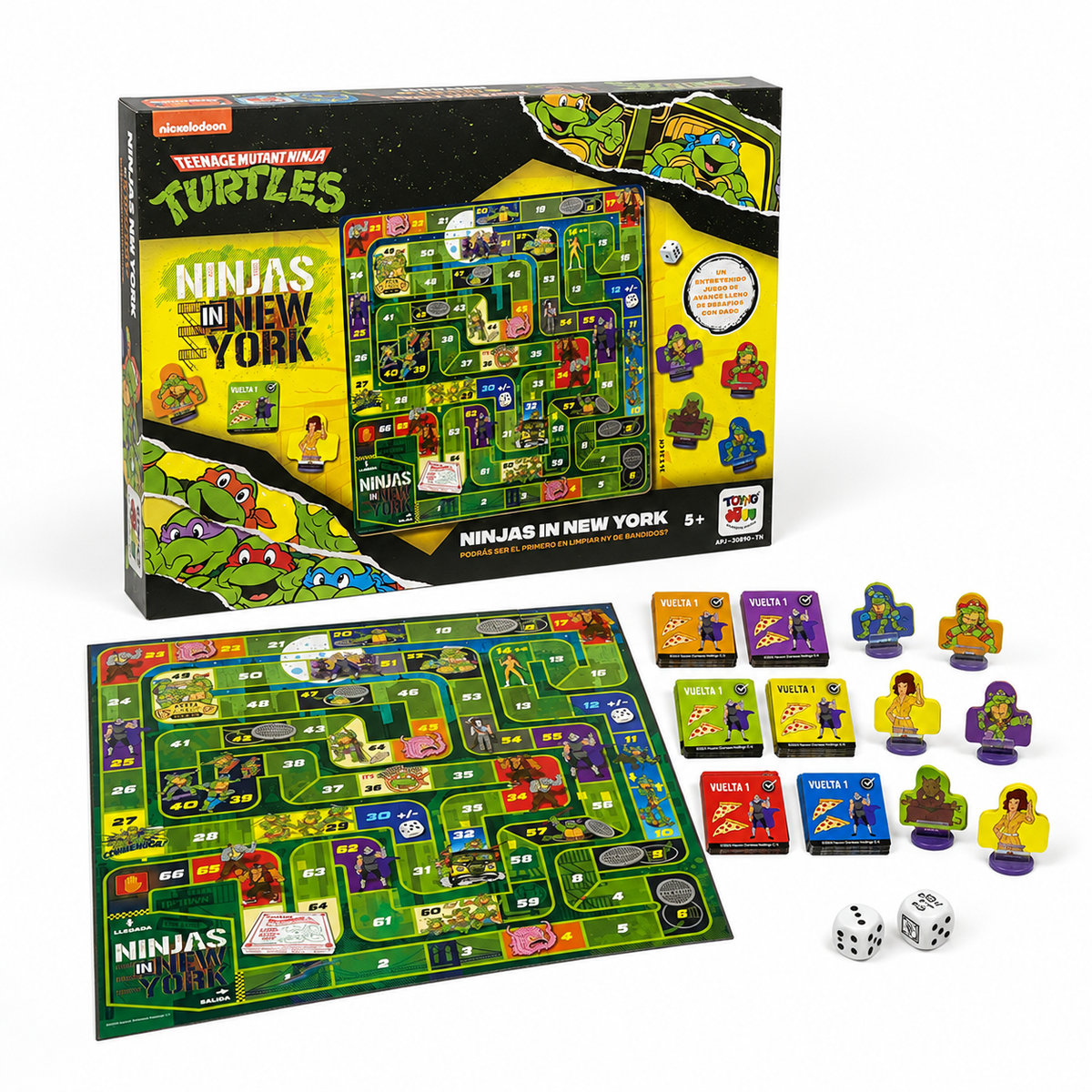 Juego de Mesa Ninjas In New York - Tortugas Ninjas - Toyng Chile