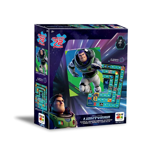 Juego de Mesa Puzzle 2 en 1 (72 Piezas) + Avance - Lightyear - Toyng Chile