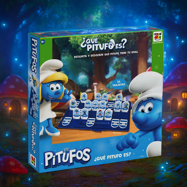 Juego de Mesa Qué Pitufo Es - Los Pitufos - Toyng Chile