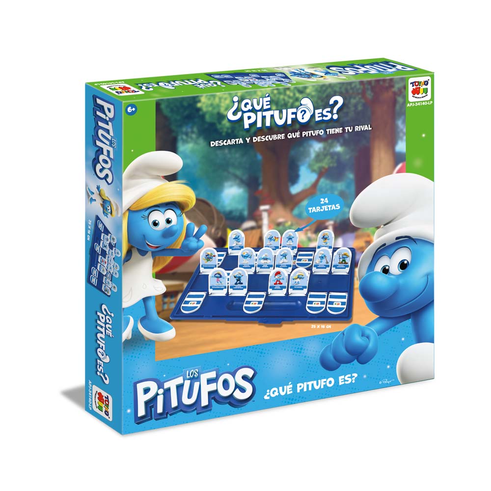 Juego de Mesa Qué Pitufo Es - Los Pitufos - Toyng Chile