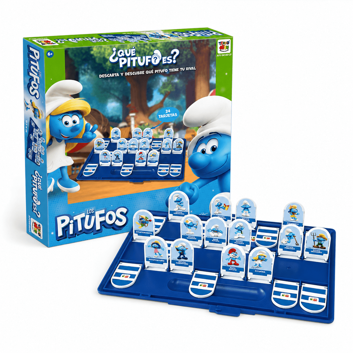 Juego de Mesa Qué Pitufo Es - Los Pitufos - Toyng Chile