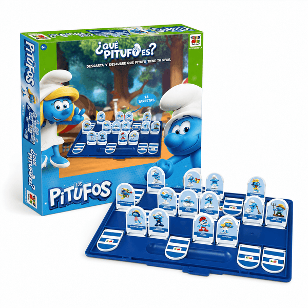 Juego de Mesa Qué Pitufo Es - Los Pitufos - Toyng Chile