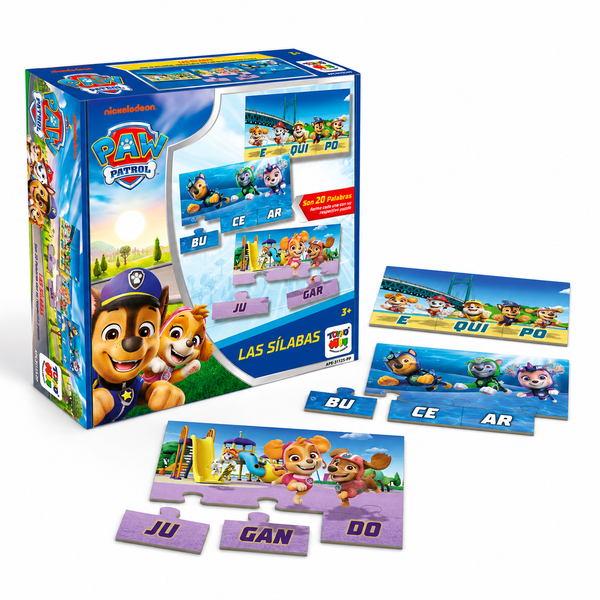 Juego de Mesa Separando Silabas - Paw Patrol - Toyng Chile