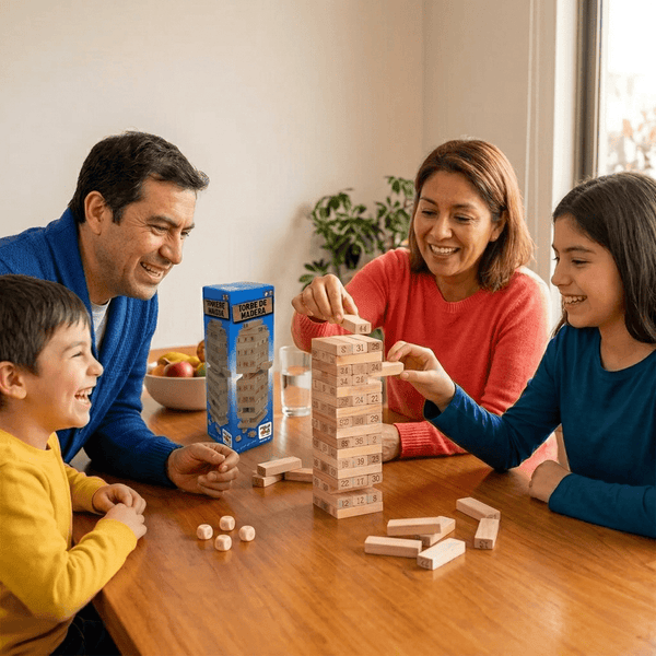 Juego de Mesa Torre 54 Piezas Natural - Toyng - Toyng Chile