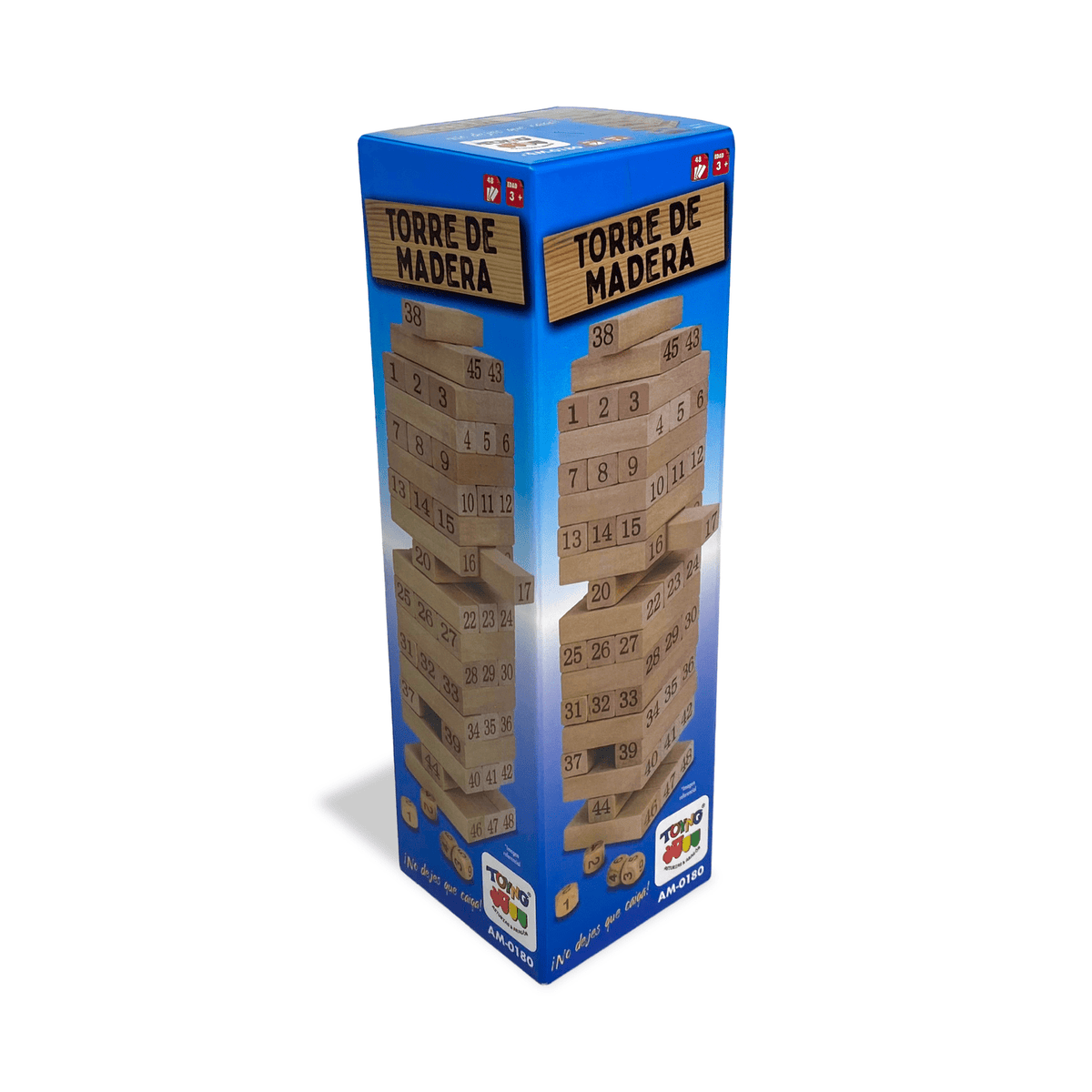 Juego de Mesa Torre 54 Piezas Natural - Toyng - Toyng Chile