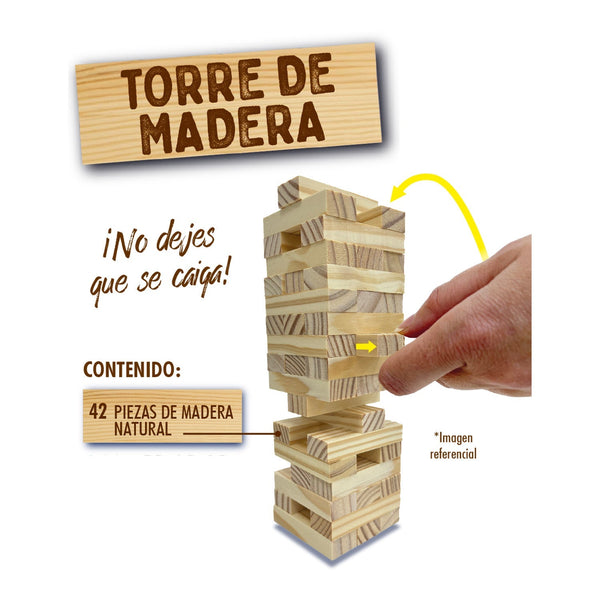 Juego de Mesa Torre Madera Chica - Toyng - Toyng Chile