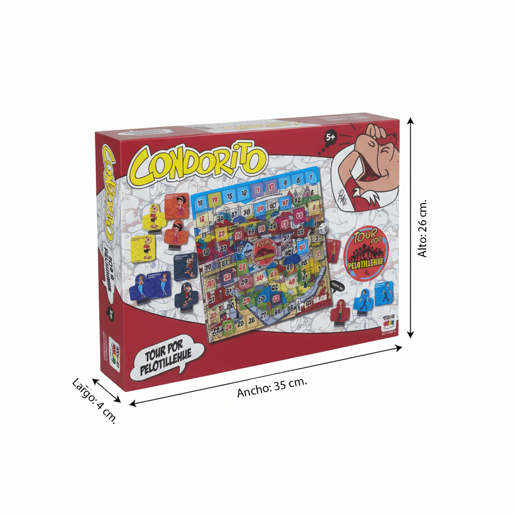 Juego de Mesa Tour Pelotillehue - Condorito - Toyng Chile