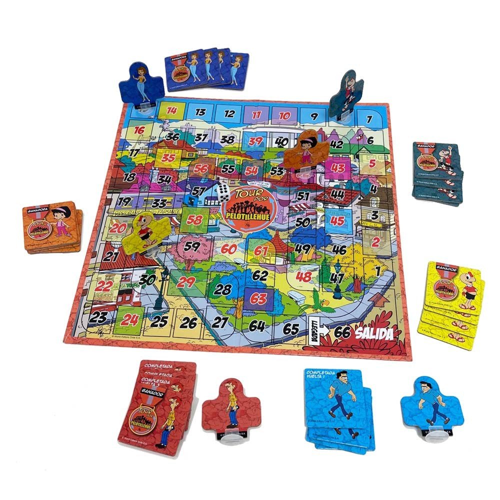 Juego de Mesa Tour Pelotillehue - Condorito - Toyng Chile