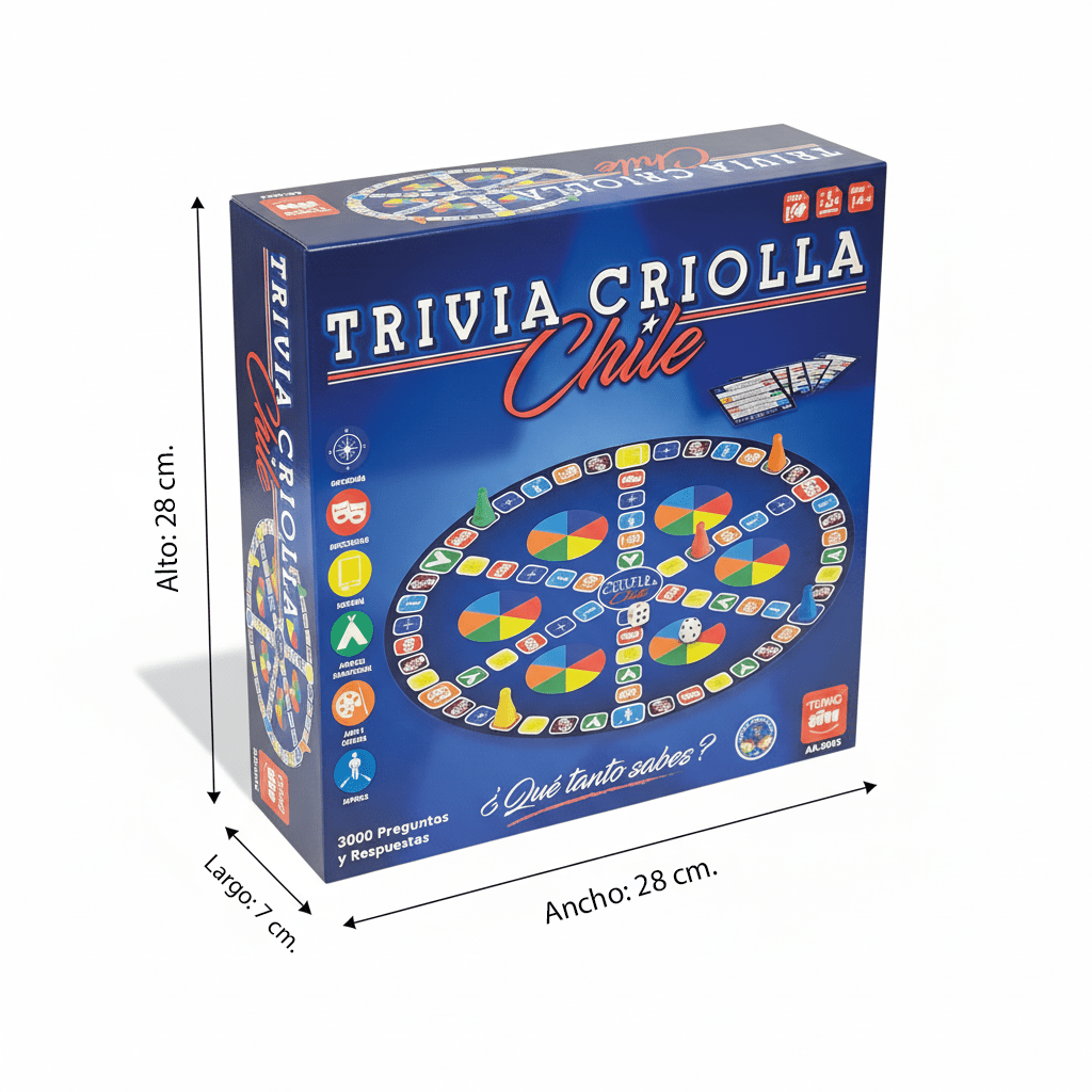 Juego de Mesa Trivia Criolla de Chile - Toyng - Toyng Chile