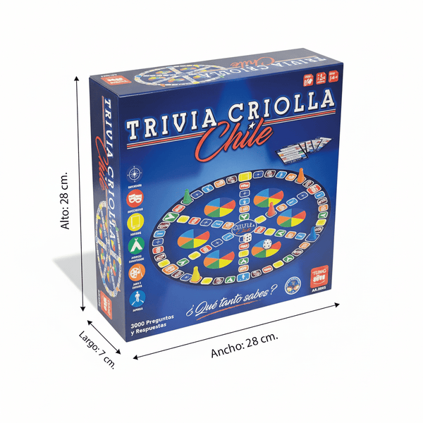 Juego de Mesa Trivia Criolla de Chile - Toyng - Toyng Chile
