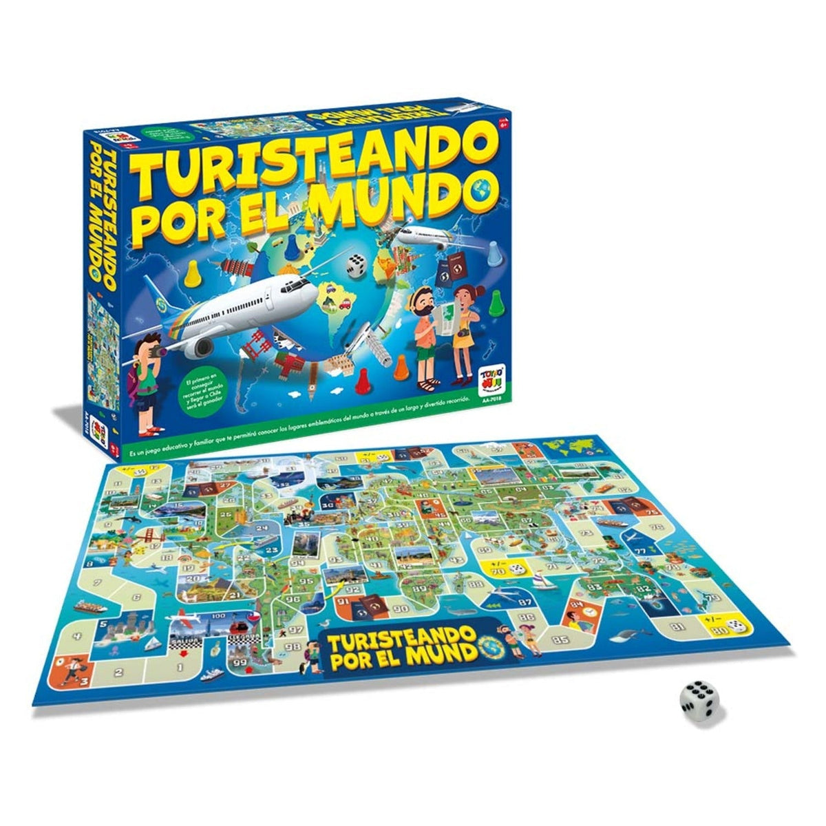Juego de Mesa Turisteando Mundo - Toyng - Toyng Chile