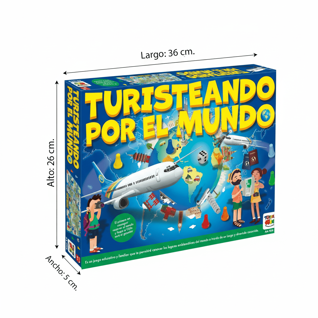 Juego de Mesa Turisteando Mundo - Toyng - Toyng Chile