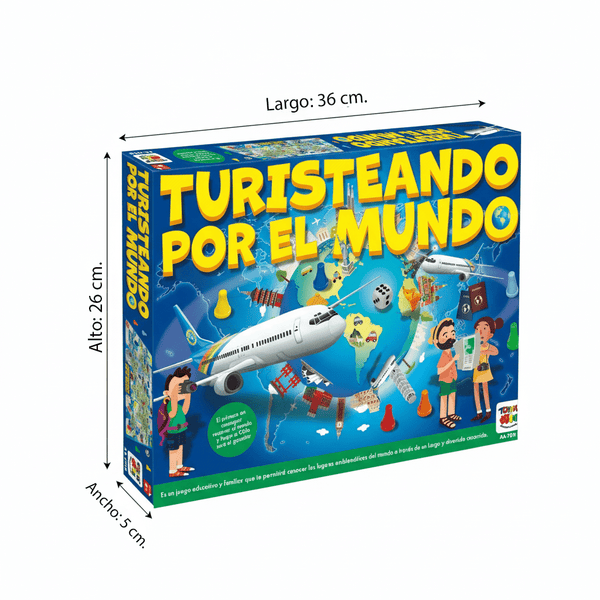 Juego de Mesa Turisteando Mundo - Toyng - Toyng Chile