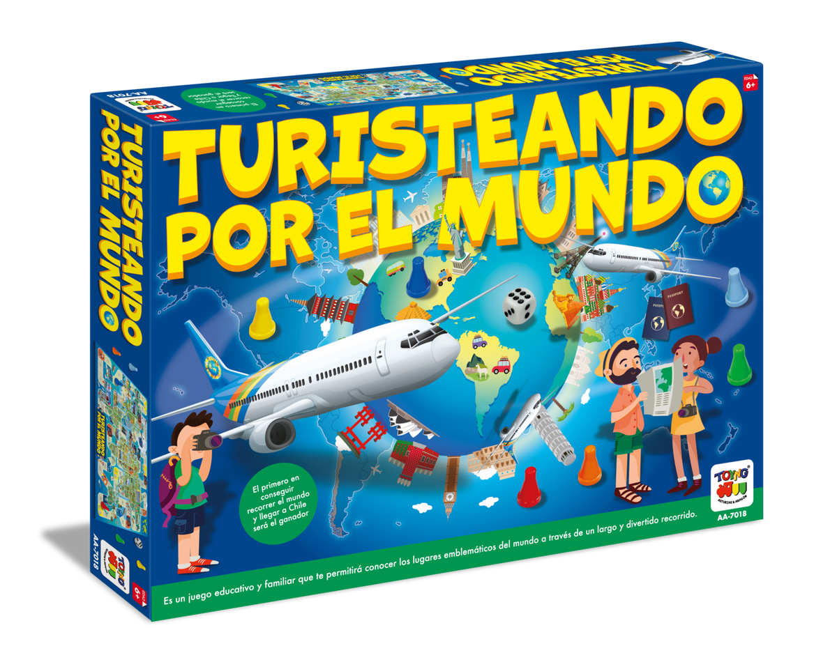 Juego de Mesa Turisteando Mundo - Toyng - Toyng Chile