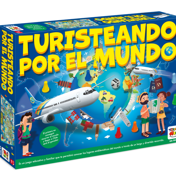 Juego de Mesa Turisteando Mundo - Toyng - Toyng Chile