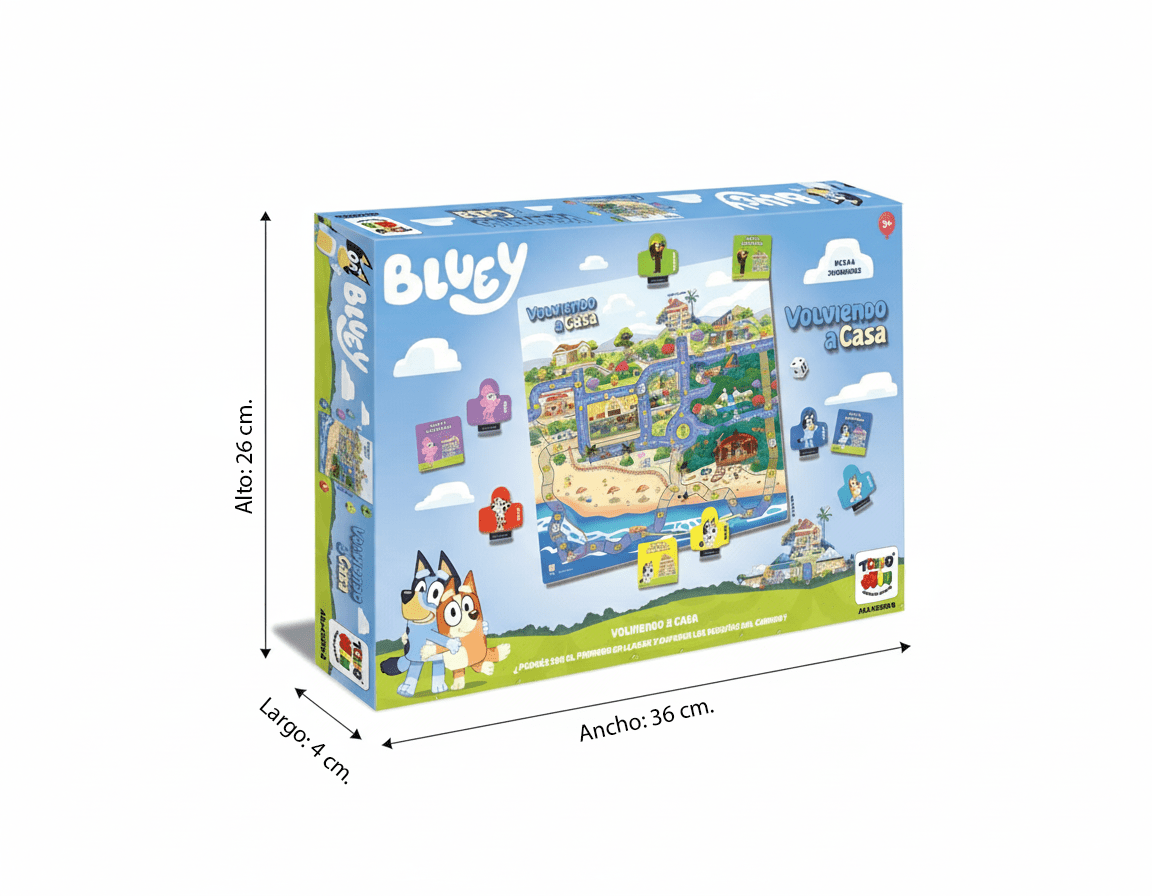Juego de Mesa Volviendo A Casa - Bluey - Toyng Chile