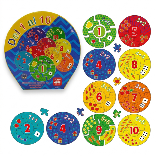 Juego Educativo Educativo Del 1 Al 10 - Toyng - Toyng Chile