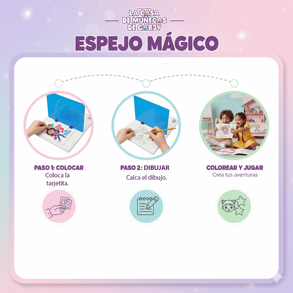 Juego Educativo Espejo Mágico - Gabby - Toyng Chile