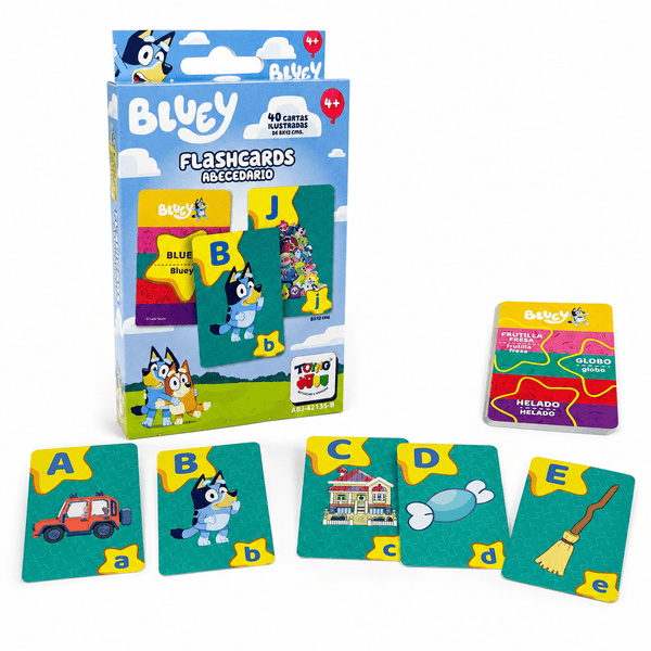 Juego Educativo Flash Cards Abecedario - Bluey - Toyng Chile