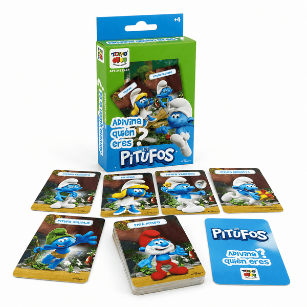 Juego Educativo Flash Cards Adivina Quien - Los Pitufos - Toyng Chile