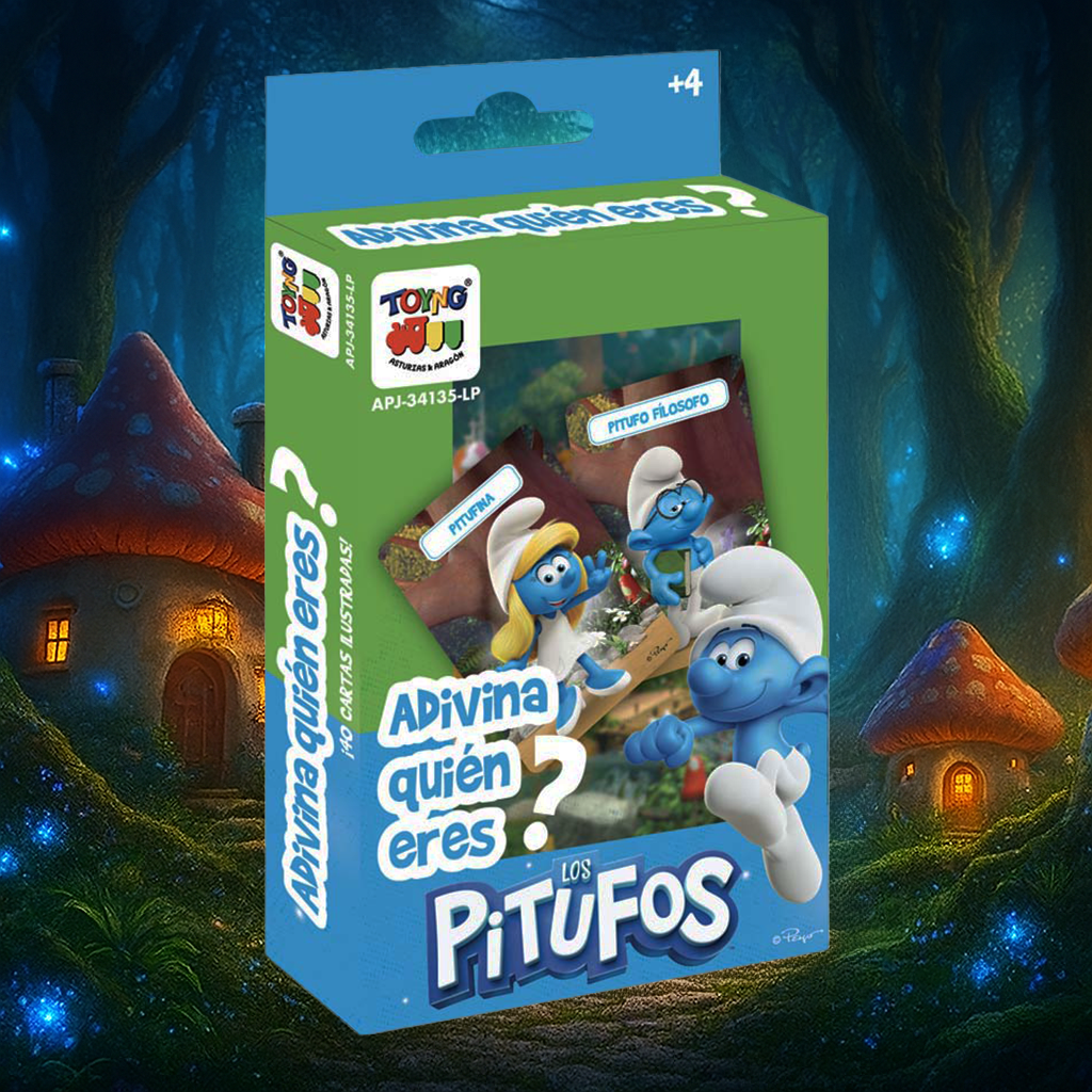 Juego Educativo Flash Cards Adivina Quien - Los Pitufos - Toyng Chile