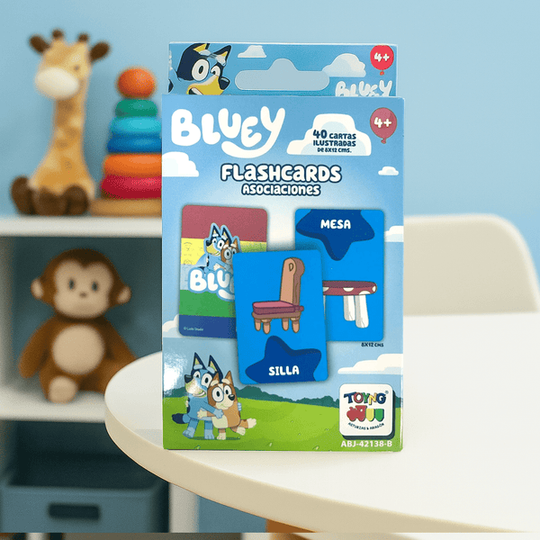 Juego Educativo Flash Cards Asociaciones - Bluey - Toyng Chile