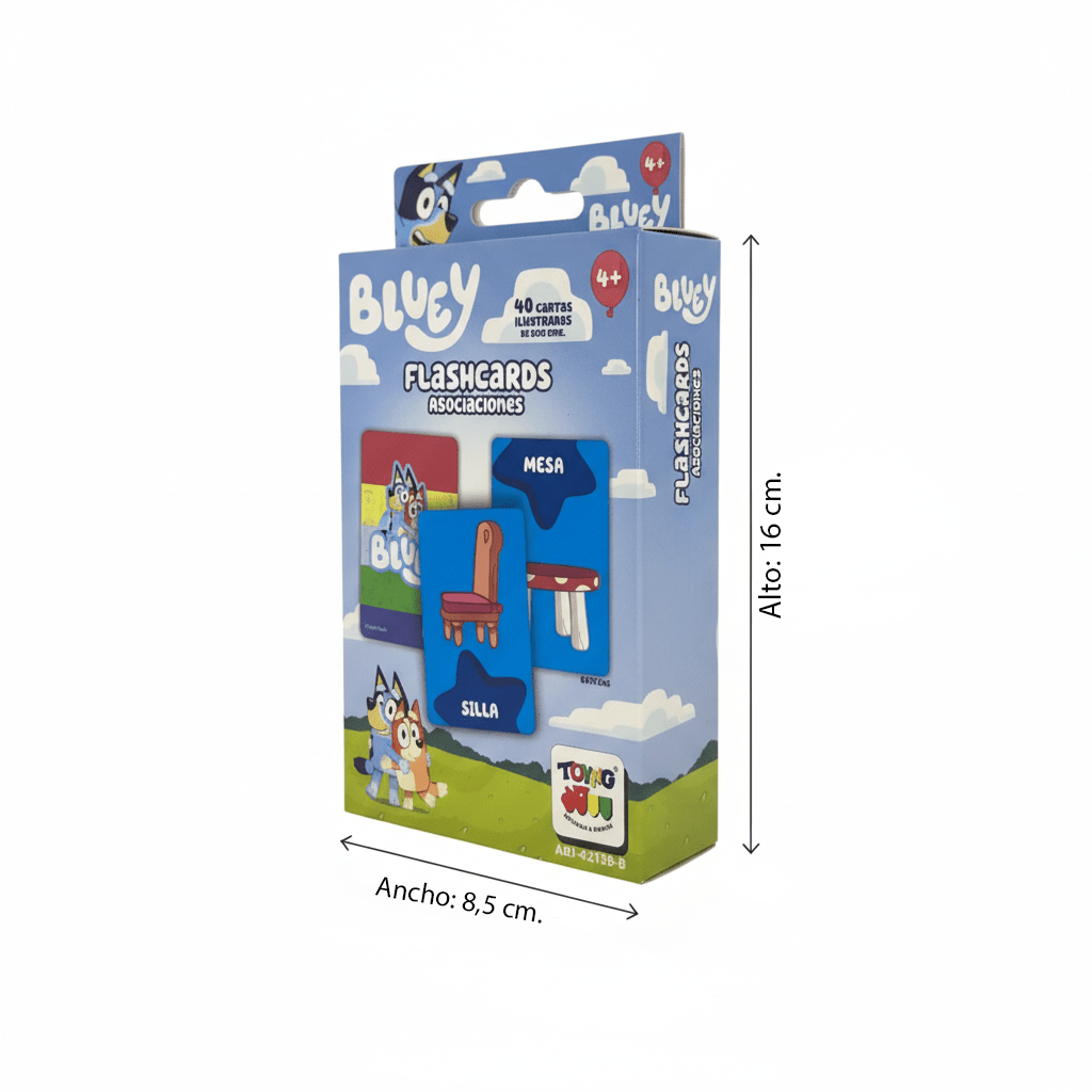 Juego Educativo Flash Cards Asociaciones - Bluey - Toyng Chile