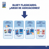 Juego Educativo Flash Cards Asociaciones - Bluey - Toyng Chile