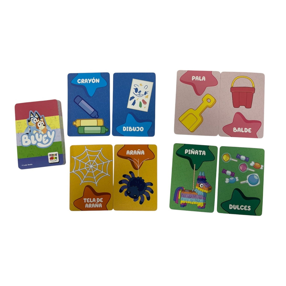 Juego Educativo Flash Cards Asociaciones - Bluey - Toyng Chile