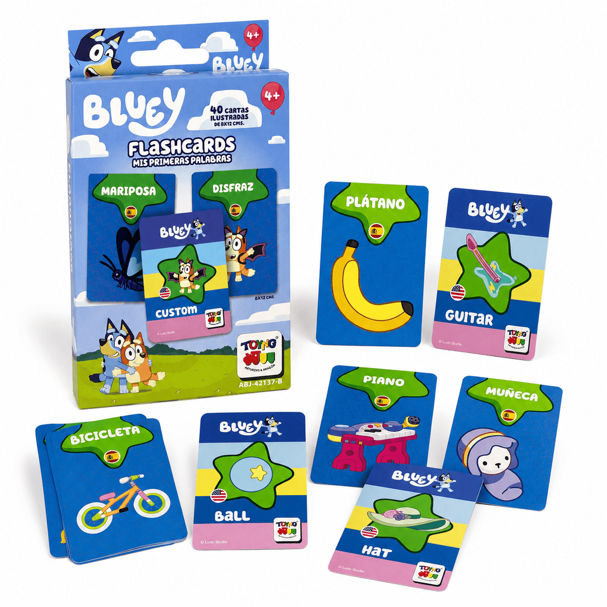 Juego Educativo Flash Cards Mis Primeras Palabras - Bluey - Toyng Chile
