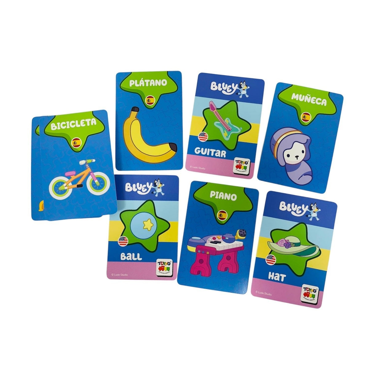 Juego Educativo Flash Cards Mis Primeras Palabras - Bluey - Toyng Chile