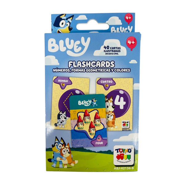 Juego Educativo Flash Cards Números Colores Figuras - Bluey - Toyng Chile