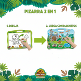 Juego Educativo Pizarra 2 En 1 - Jurassic - Toyng Chile