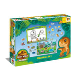 Juego Educativo Pizarra 2 En 1 - Jurassic - Toyng Chile