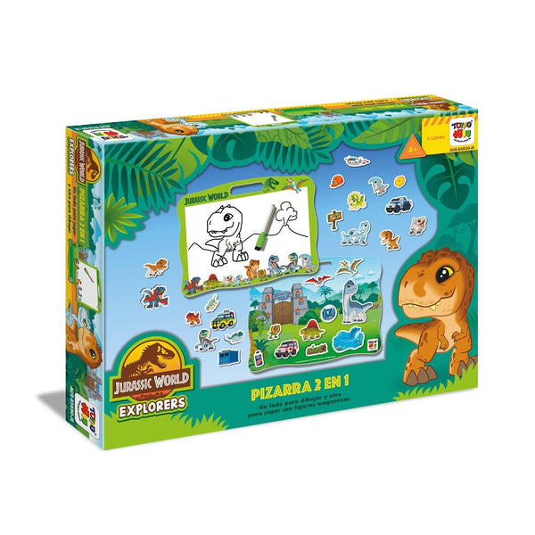 Juego Educativo Pizarra 2 En 1 - Jurassic - Toyng Chile