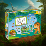 Juego Educativo Pizarra 2 En 1 - Jurassic - Toyng Chile