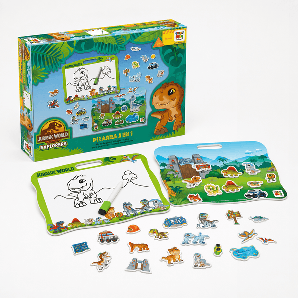Juego Educativo Pizarra 2 En 1 - Jurassic - Toyng Chile