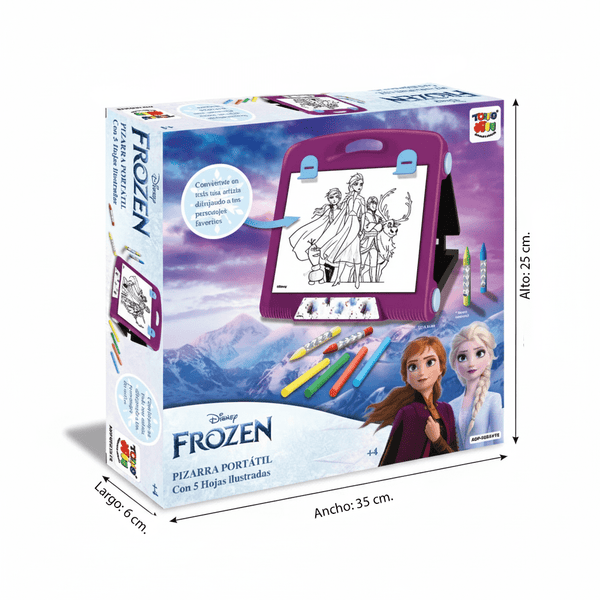 Juego Educativo Pizarra Portatil - Frozen - Toyng Chile