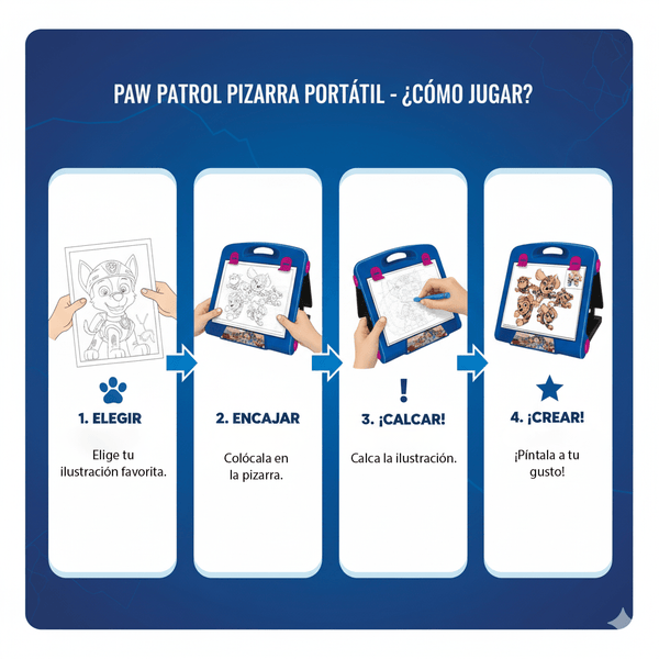 Juego Educativo Pizarra Portatil - Paw Patrol - Toyng Chile