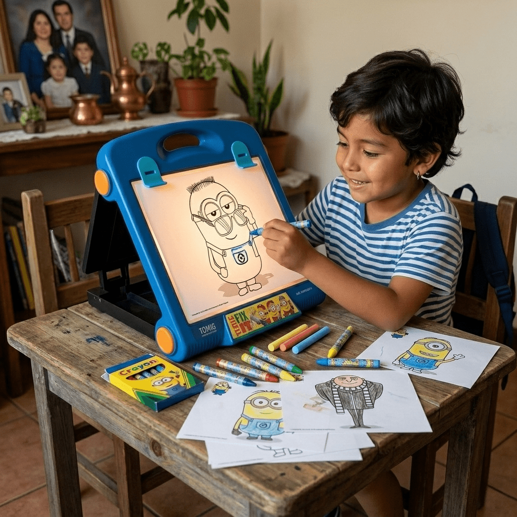 Juego Educativo Pizarra Portatimfl Minions - Mi Villano Favorito - Toyng Chile